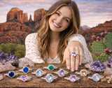 Gemstone Energy Rings