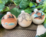 Native American Sand Painted Ornaments