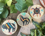 Native American Shield & Drum Ornaments