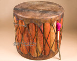 Ideas for Using Native American Drums as Rustic Furnishings