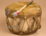 Native Rawhide Log Drums