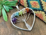 Tree of Life Gemstone Pendants