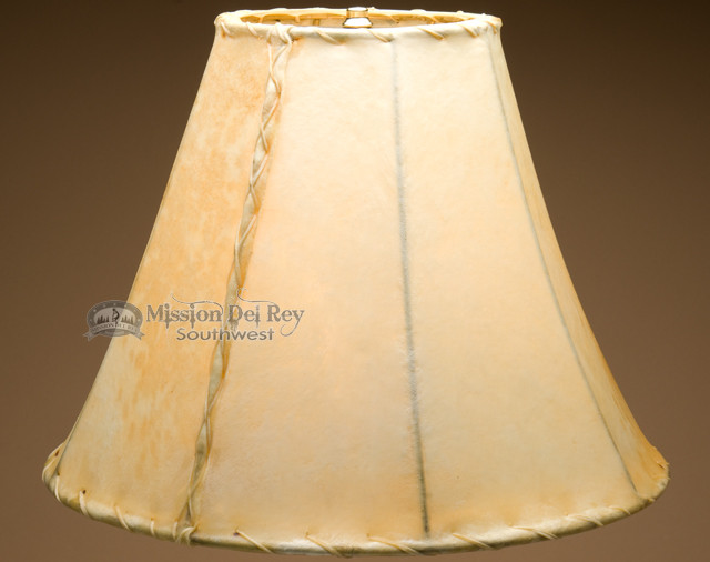 Rustic Southwestern Rawhide Lamp Shades (18" bell) Mission Del Rey