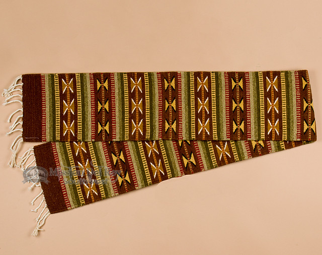 Wool Zapotec Table Runner 10"x80" (a52) Mission Del Rey Southwest