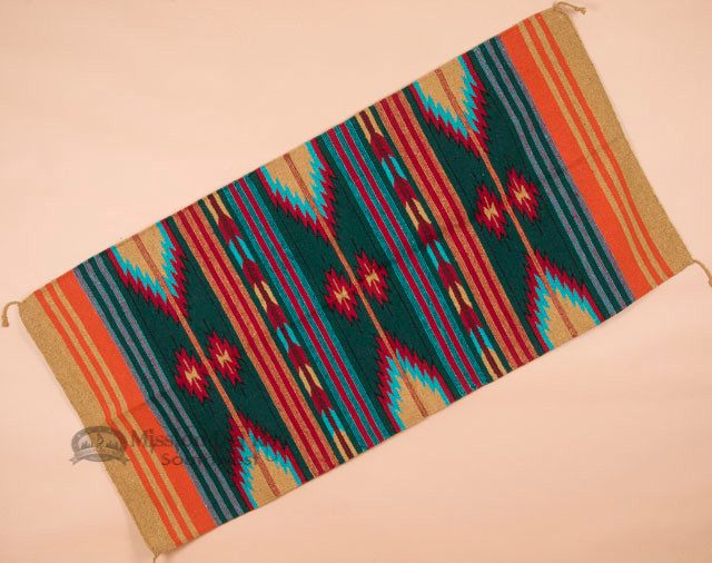 Southwestern Handwoven Rug 32"x64" (a64az1) Mission Del Rey Southwest