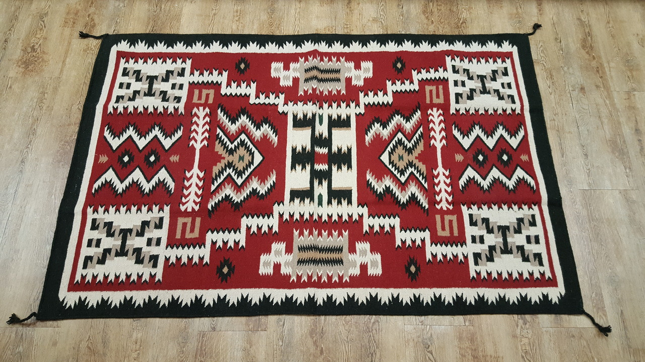 Southwest Area Rug 4'x6' Large Wool (4x6722) Mission Del Rey Southwest