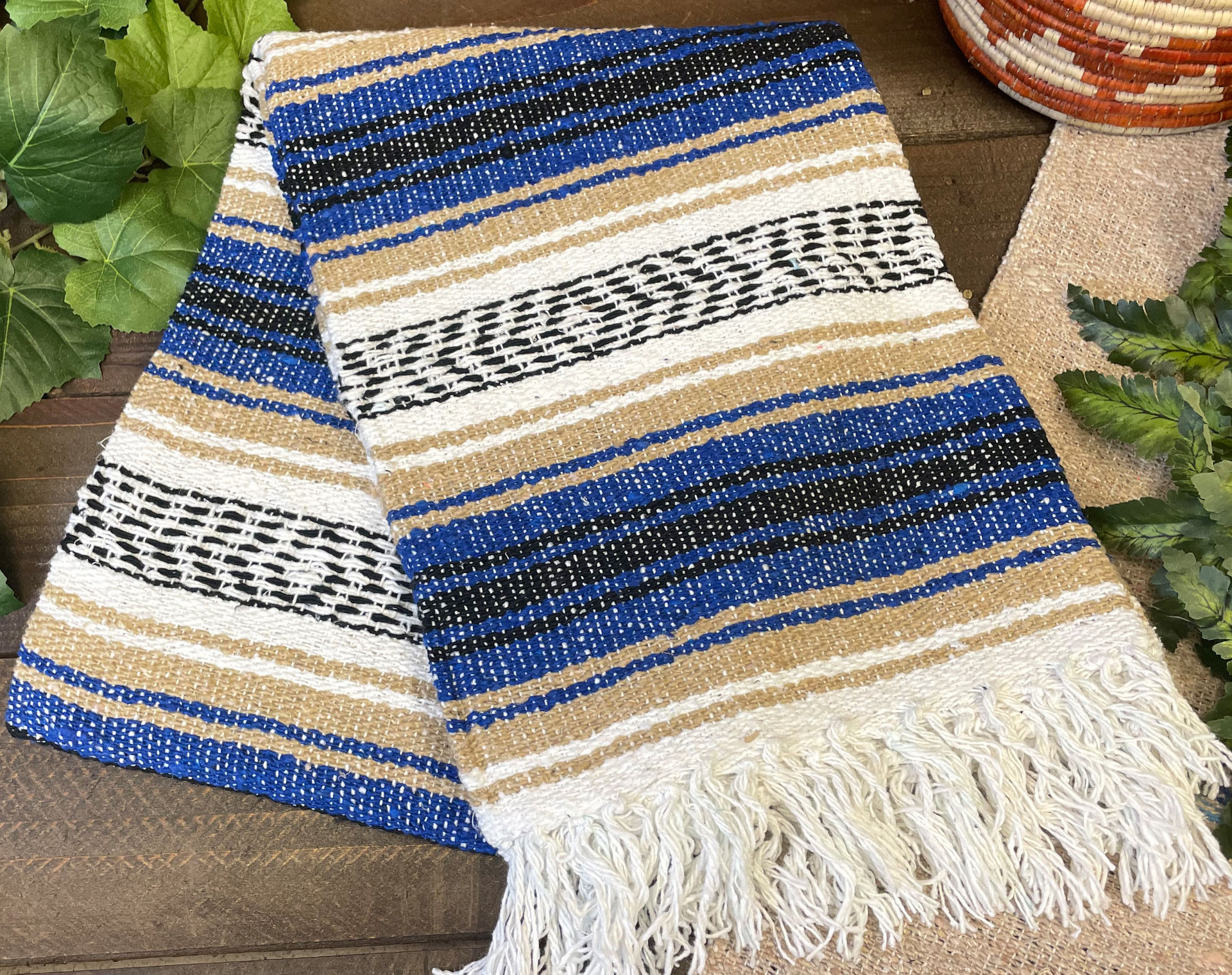 Classic Mexican Falsa Blanket Ixtapa (2bc420) Mission Del Rey Southwest