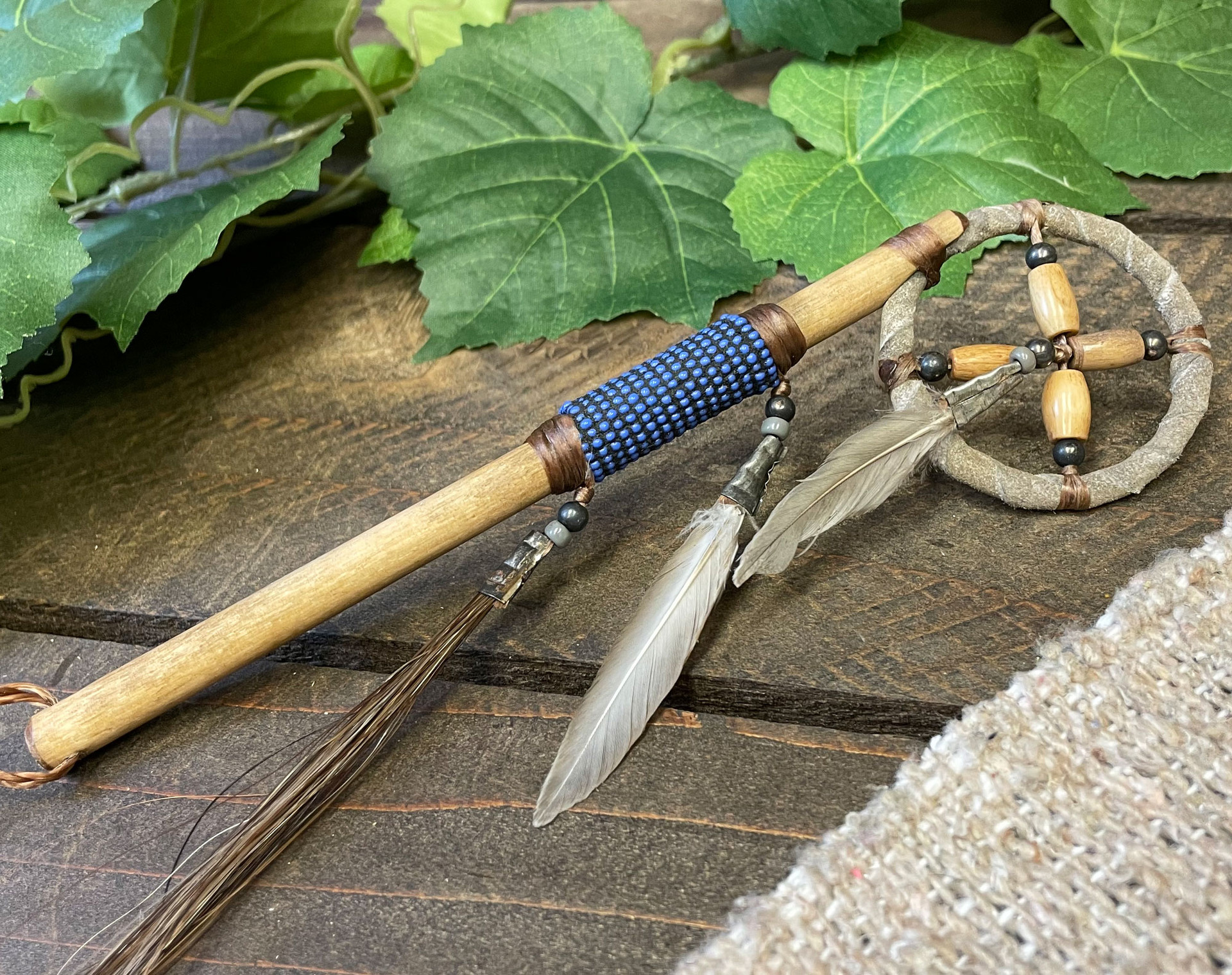 Old Style Native American Spirit Stick 7.5" (34bc132) Mission Del Rey