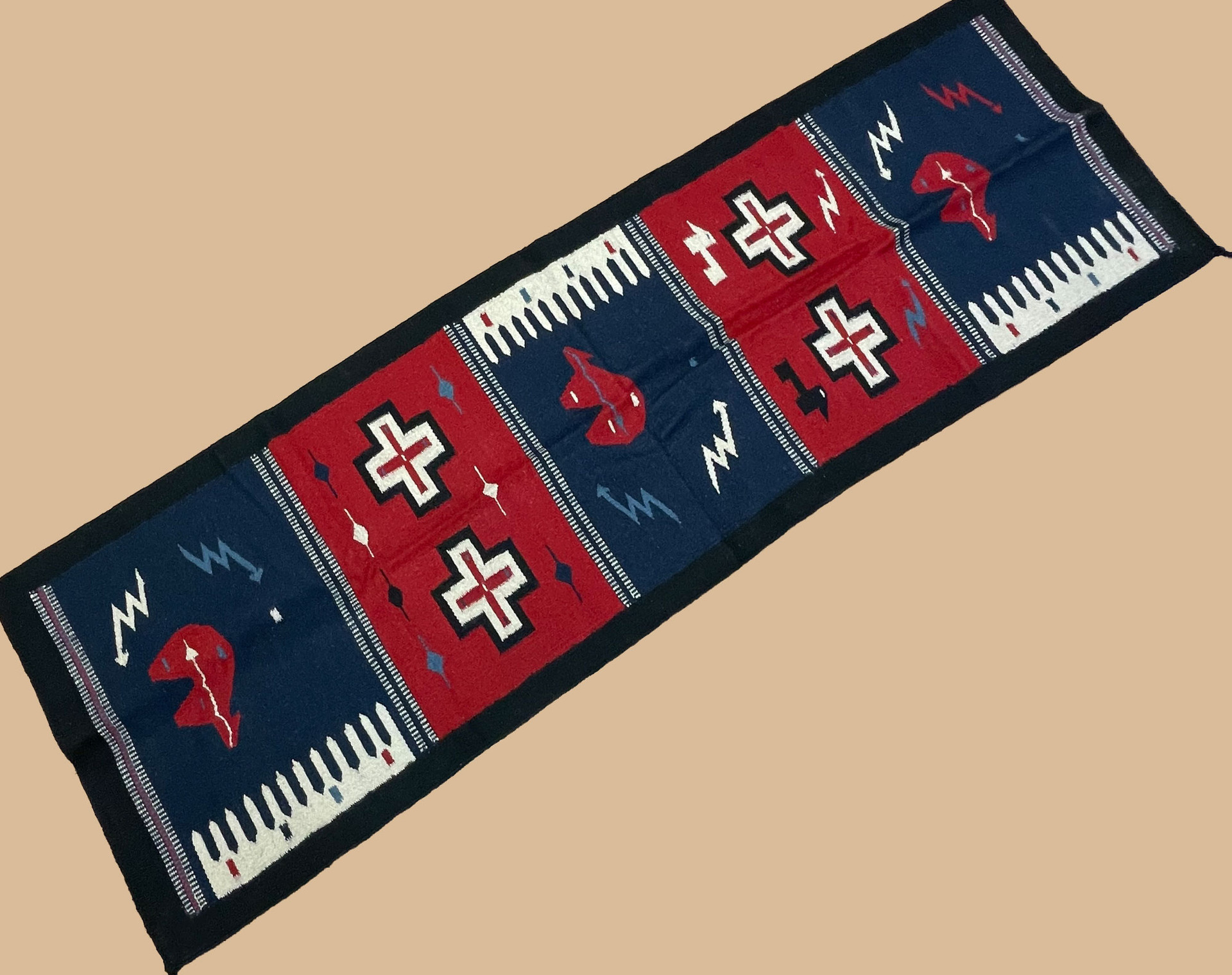 Southwestern Wool Runner Rug 30"x96" (169bc62) Mission Del Rey Southwest