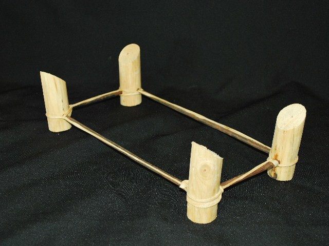 Rustic Dough Bowl Stand Mission Del Rey Southwest