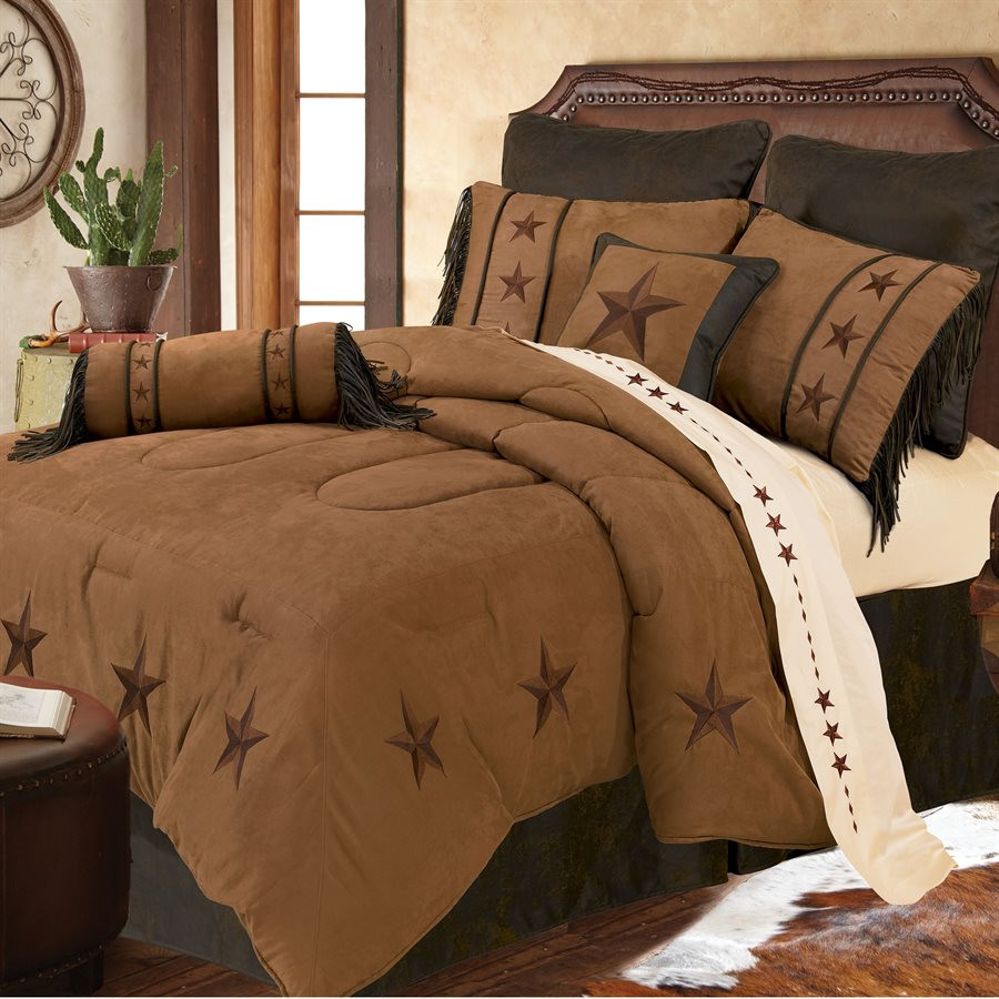 Designer 5 pc. Western Star Comforter Set Laredo Twin Mission Del