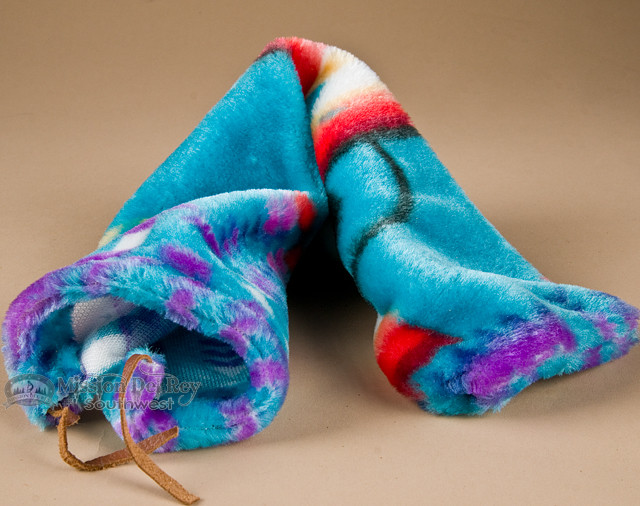 Navajo Indian Flute Bag 20" Fleece (27) Mission Del Rey Southwest