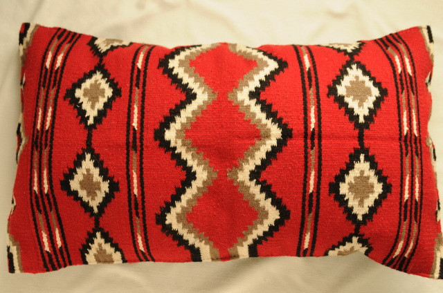 Southwest Wool Pillow Cover 20x32 Two Grey Hills (pc10325) Mission