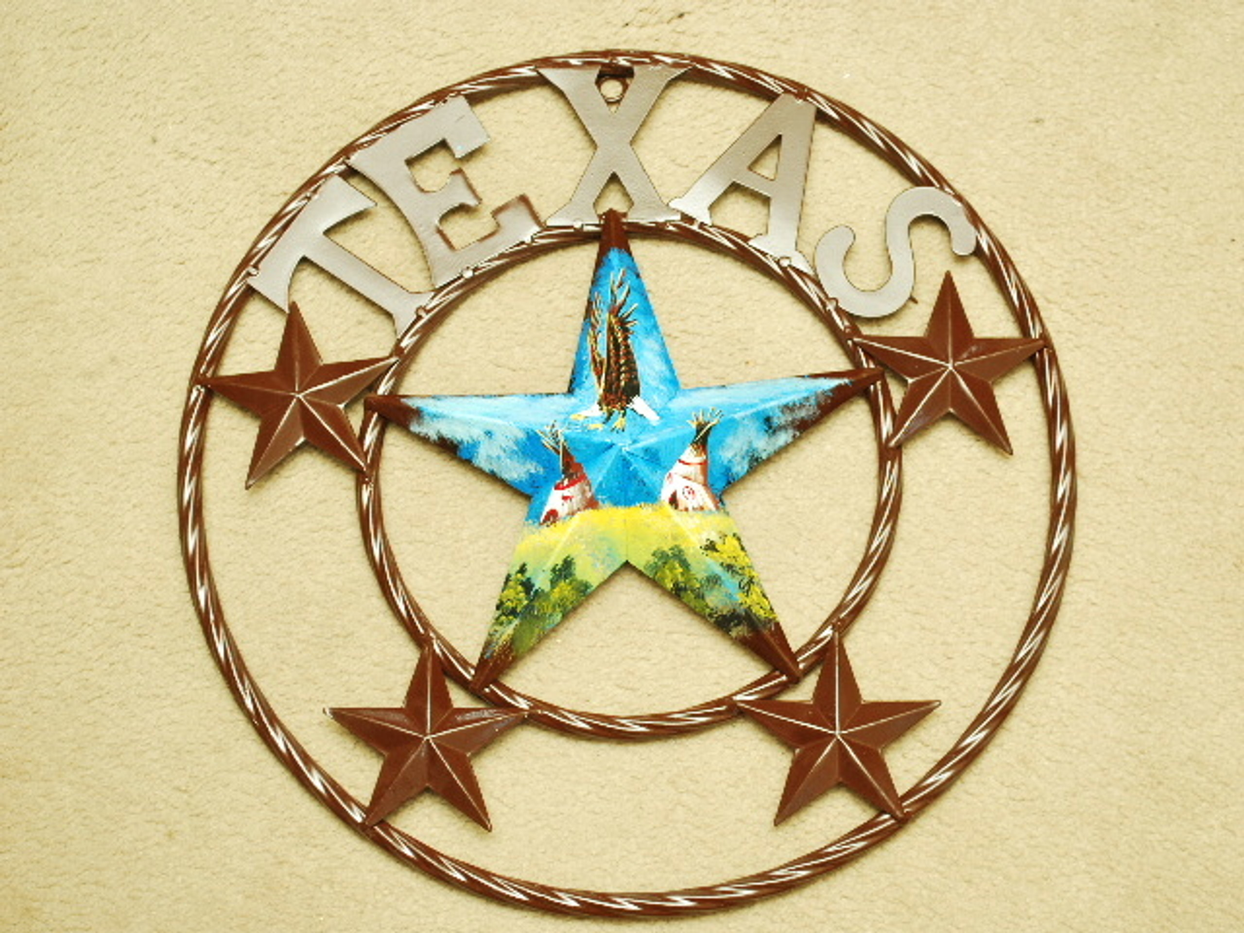 48 inch metal texas star