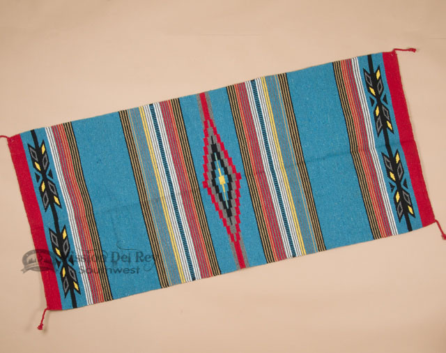 Feather Style Western Saddle Blanket 32"x64" Turquoise (a64hf3