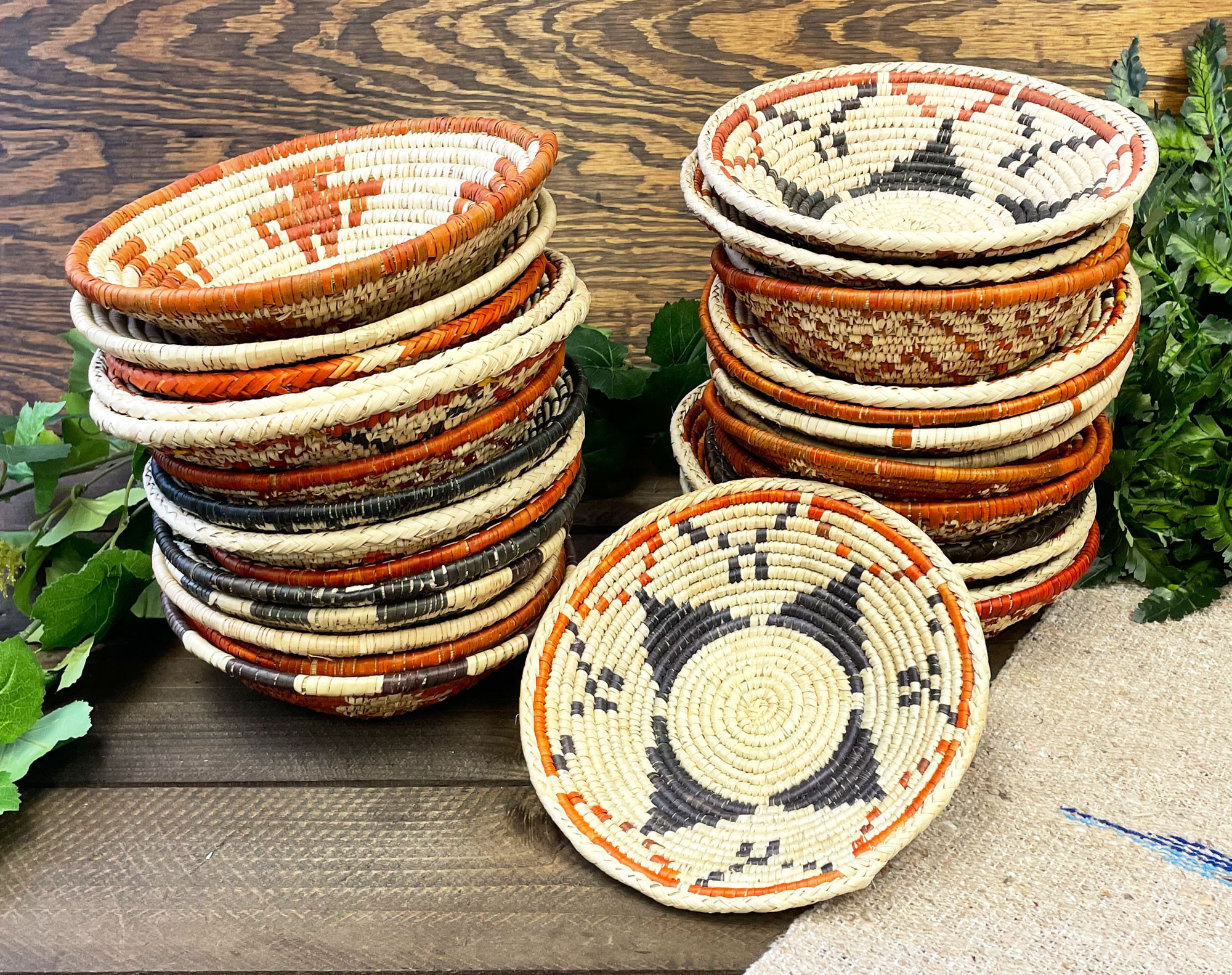 Assorted Saucer Key Basket 810" (1tbsk3) Mission Del Rey Southwest