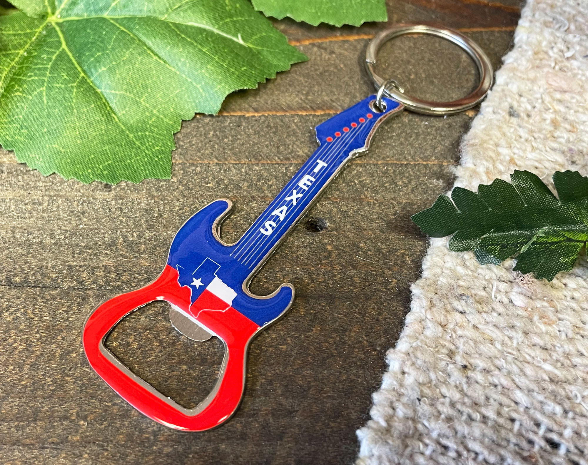 Texas Bottle Opener Keychain Guitar (13bc66445) Mission Del Rey Southwest