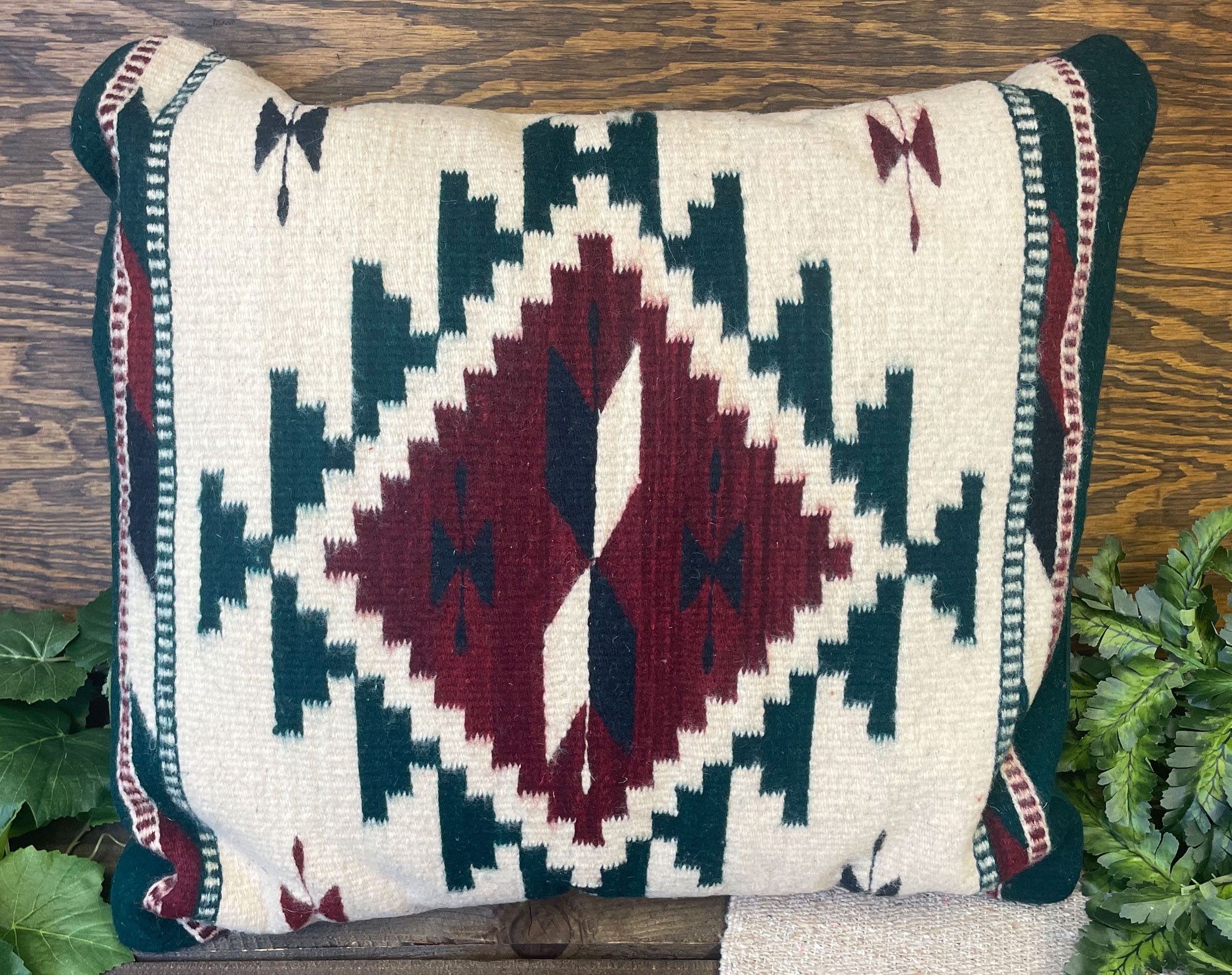 Wool Zapotec Pillow 20x20 (169bc133) Mission Del Rey Southwest