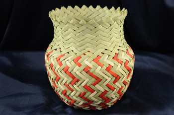 Tarahumara Woven Pine Needle Basket