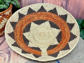 Deep Southwestern Hand Coiled Basket