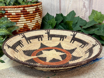 Hand Coiled Navajo Inspired Basket 14