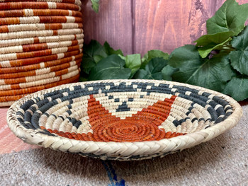 Hand Coiled Palm Basket