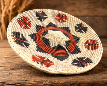 Indian Bowl Style Woven Basket 13