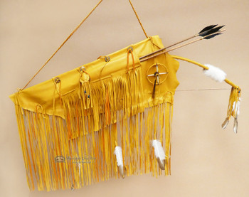 Navajo Buckskin Bow Case -Gold