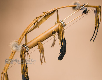 archery bow and quiver