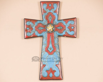 Rustic Western Wall Cross