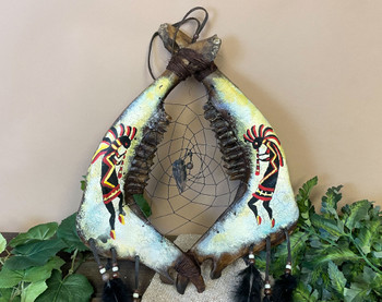 Tarahumara Jawbone Dreamcatcher -Kokopelli