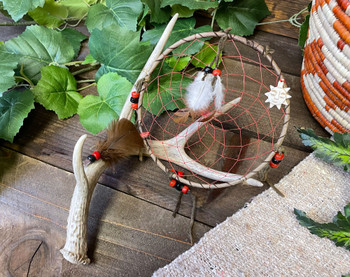 Navajo Antler Dreamcatcher