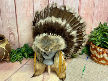 Navajo Coyote Halo Headdress