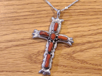 Native American Sterling Silver Cross