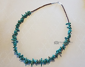 Navajo Indian Jewelry Beaded Necklace -Turquoise