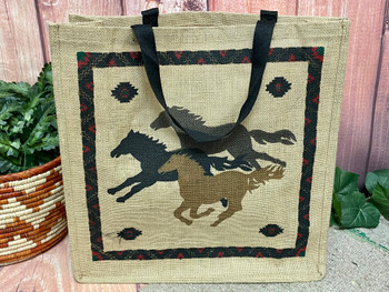 Horses Market Bag 18x18