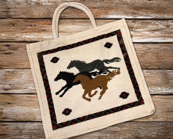 Mexican Style Jute Market Bag