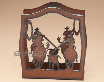 Metal Napkin Holder - Team Ropers