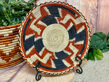 Indian Style Hand Coiled Basket