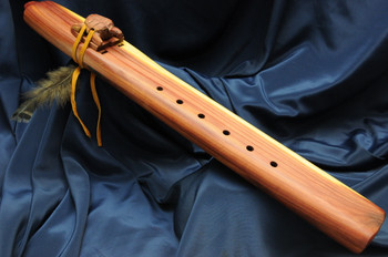 Native American Cedar Drone Flute -Turtle