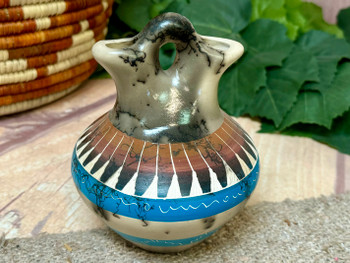 Navajo Horsehair Wedding Vase