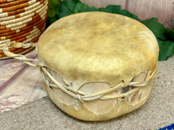 Rawhide Laced Drumming Circle Drum