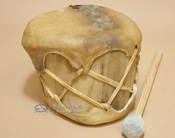 Native Lodge Style Log Drum