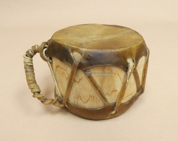 Native American Rawhide & Log Drum
