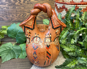 Hand Coiled Navajo Wedding Vase