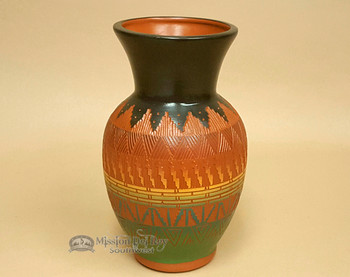 Navajo Indian Pottery Vase 10"