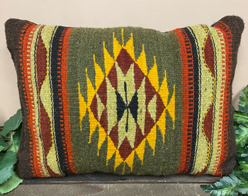 Zapotec Indian Handwoven Pillow