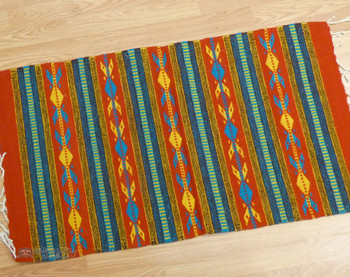 Southwest Zapotec Throw Rug Southwest Zapotec Throw Rug
