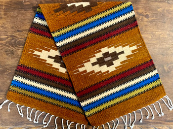 Handwoven Wool Zapotec Table Runner