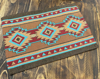 Southwestern Chevron Pattern Placemat -Luna